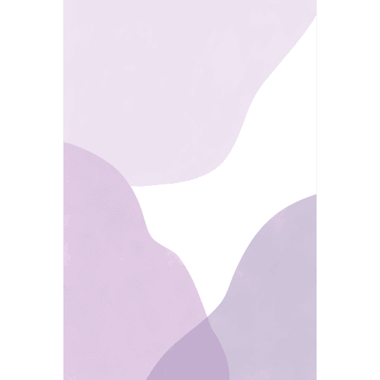 Abstract Lilac Shapes Poster