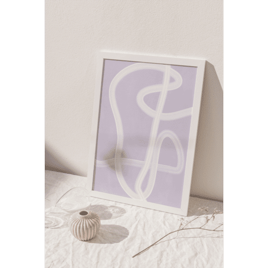 Lilac One Line Poster No.2 - Image 3
