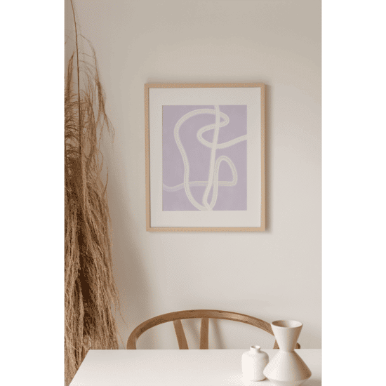 Lilac One Line Poster No.2 - Image 4