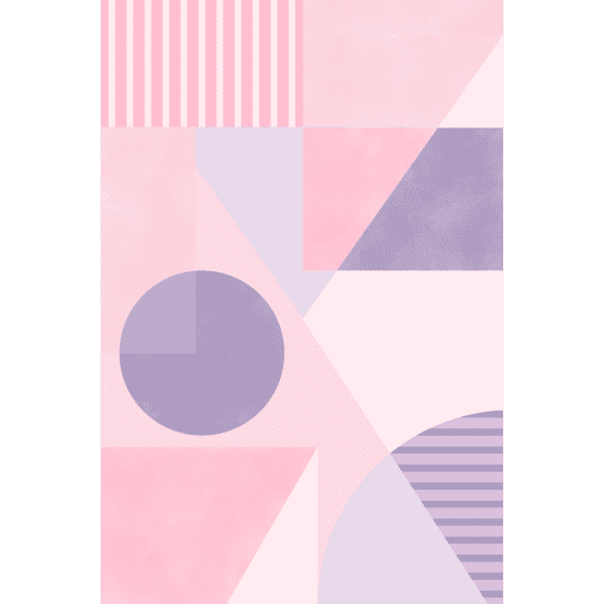 Pastel Geometric Poster