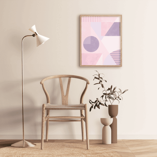 Pastel Geometric Poster - Image 4