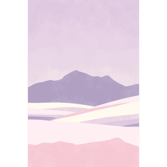 Pastel Landscape Poster