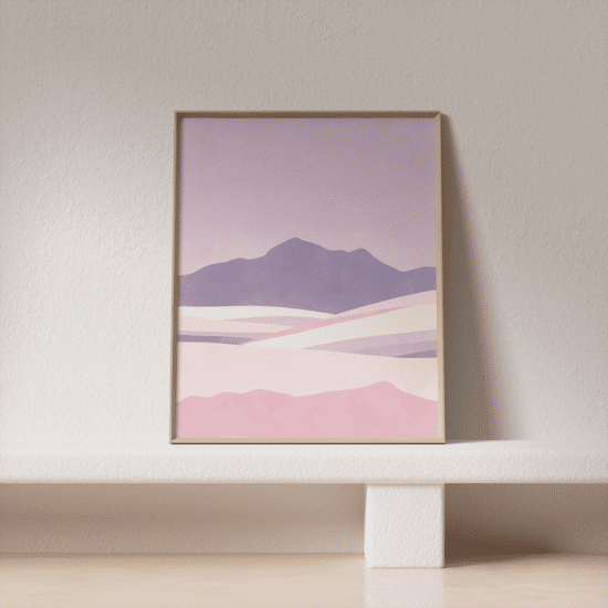 Pastel Landscape Poster - Image 2