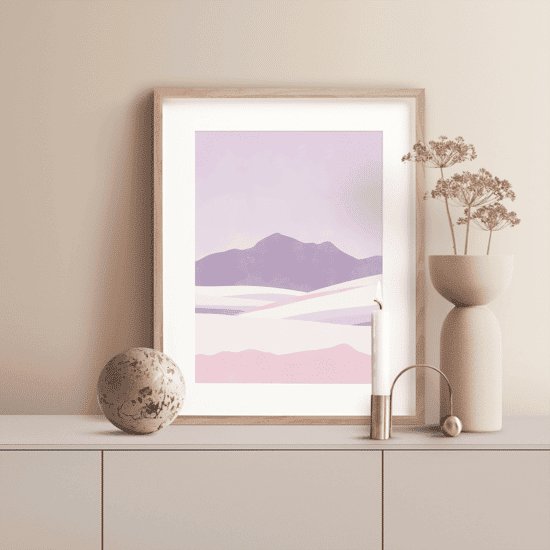 Pastel Landscape Poster - Image 4