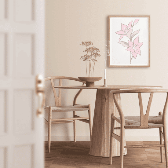 Pastel Lilies Poster - Image 4