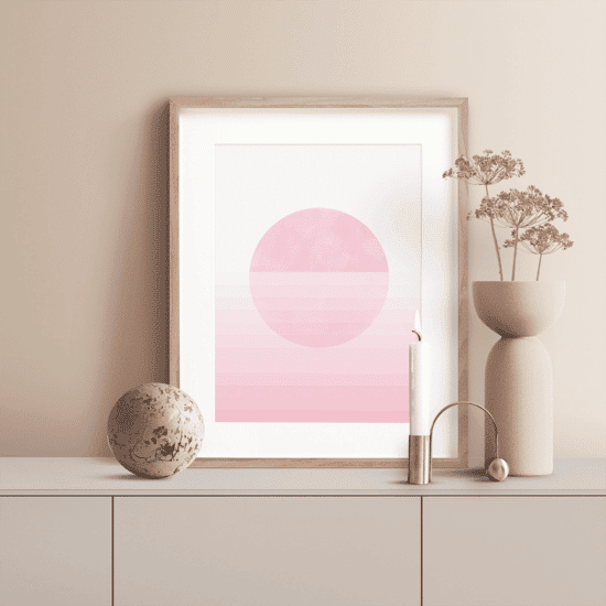 Pink Ombre Poster - Image 4