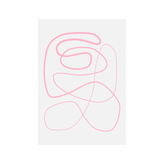 Pink Swirl Poster