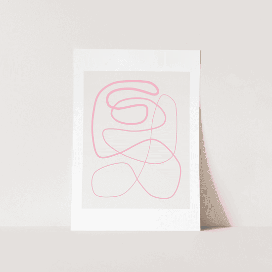 Pink Swirl Poster - Image 5