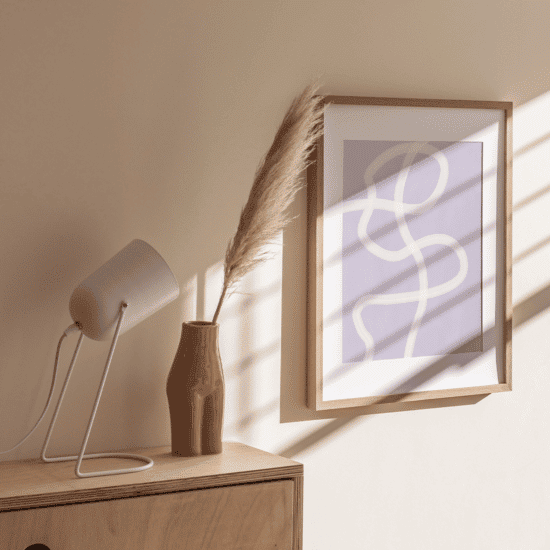 Lilac One Line Poster No.1 - Image 2