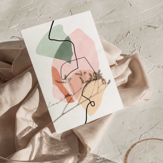 Earthy Shapes & Lines Poster - Image 5