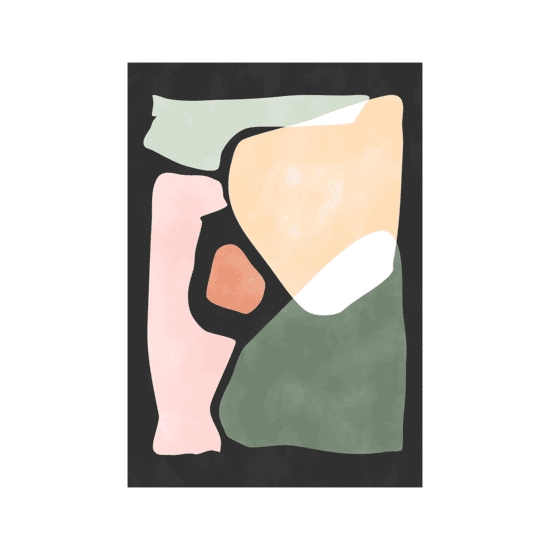 Earthy Paper Cuts Poster No.1