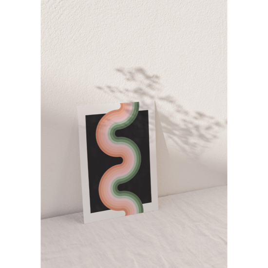 Retro Curves Poster - Image 5