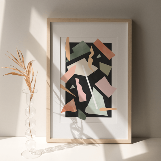 Earthy Paper Cuts Poster No.2 - Image 4