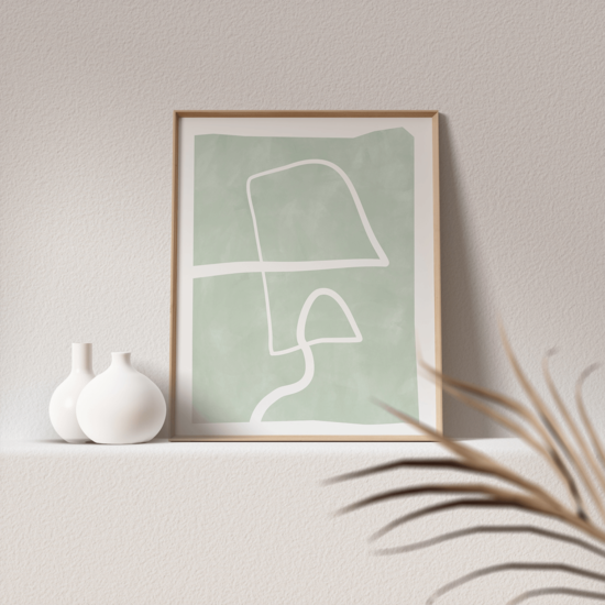 Pastel Single Line Poster No.1 - Image 5