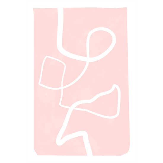 Pastel Single Line Poster No.2