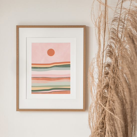 Abstract Earthy Landscape Poster - Image 3