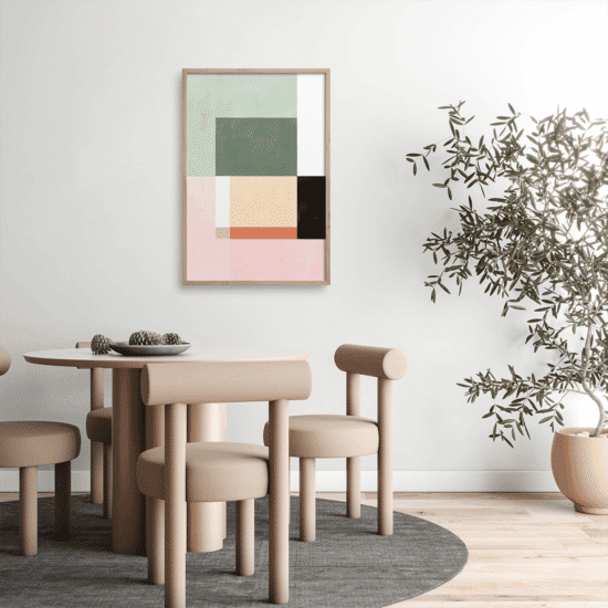 Earthy Geometrics Poster No.1 - Image 3