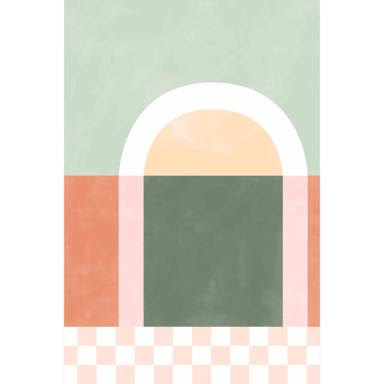 Geometric Arch Poster