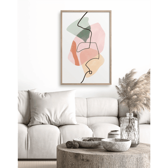 Earthy Shapes & Lines Poster - Image 3