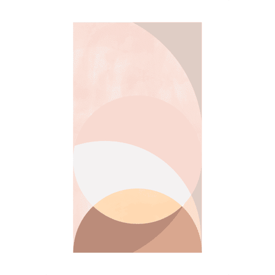 Blush Geometric Poster No.1