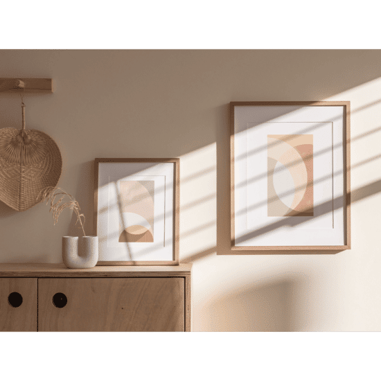 Blush Geometric Poster No.2 - Image 5