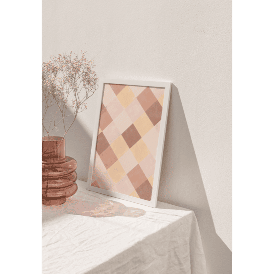 Pink Checkerboard Poster - Image 5