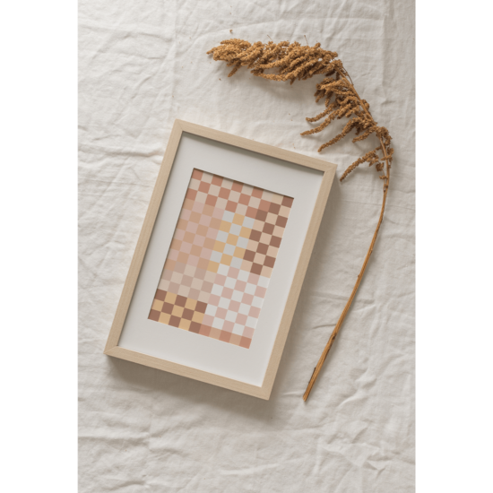 Funky Checkered Poster - Image 3