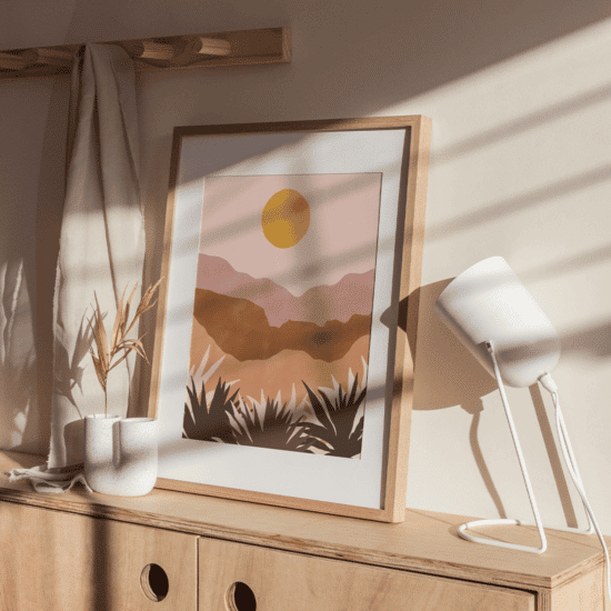 Pink Sunset Poster No.1 - Image 3