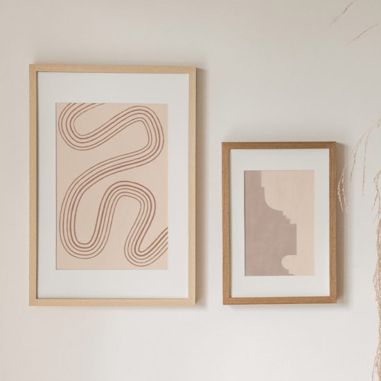 Blush Curvy Line Poster - Image 5