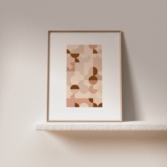 Mid Century Geometrics Poster No.4 - Image 2