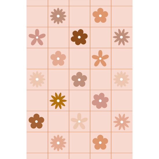 Trendy Flowers Poster