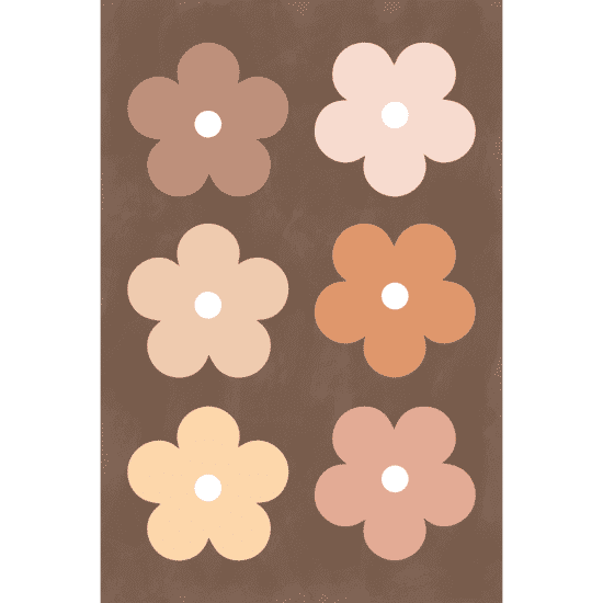 Flowers Illustration Poster