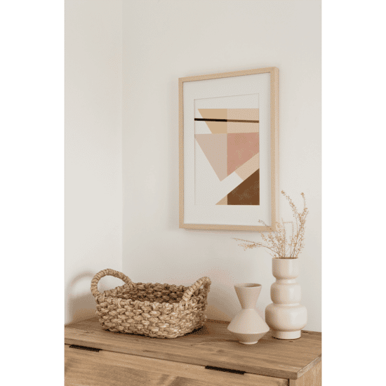 Pink Geometric Shapes Poster - Image 4