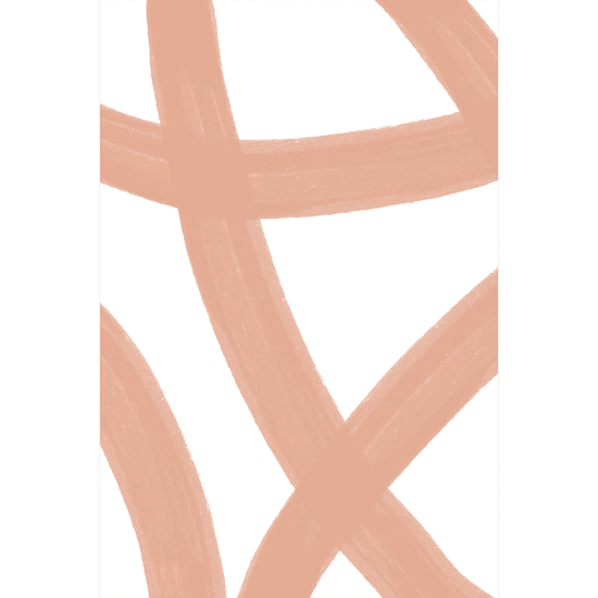 Pink Paint Stroke Poster No.2