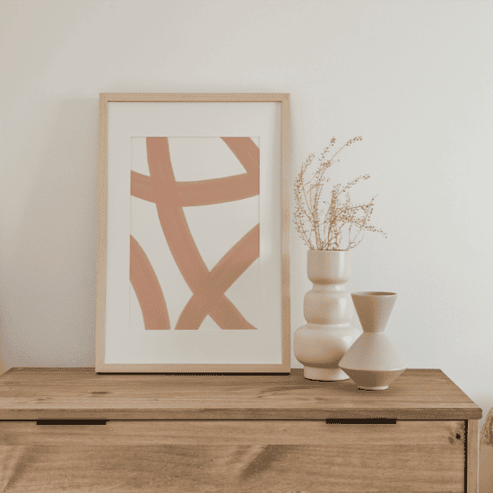 Pink Paint Stroke Poster No.2 - Image 2