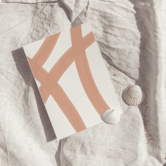 Pink Paint Stroke Poster No.1 - Image 4