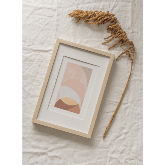 Blush Geometric Poster No.1 - Image 3