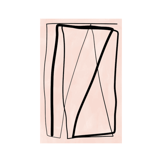 Graphic Line Art Poster No.3