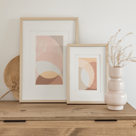 Blush Geometric Poster No.1 - Image 5