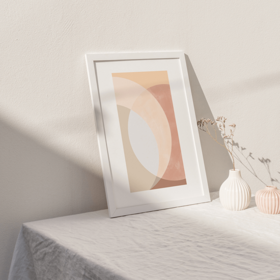 Blush Geometric Poster No.2 - Image 2