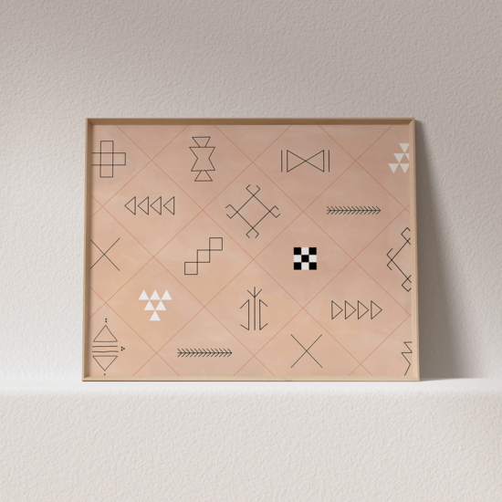 Abstract Moroccan Poster No.5 - Image 4
