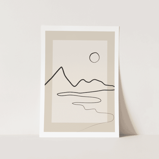 Landscape One Line Poster - Image 5