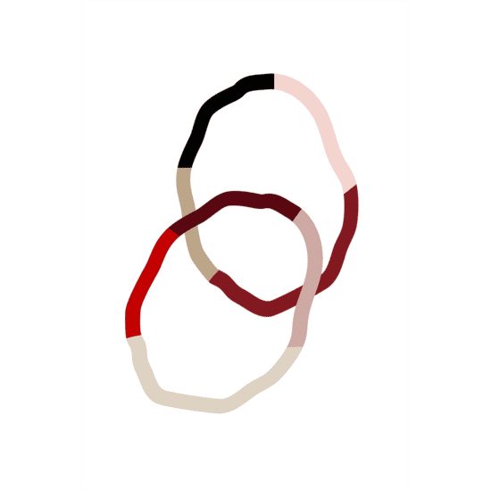 Abstract Circles Poster