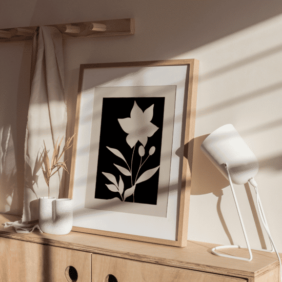 Flower Silhouette Poster No.1 - Image 3