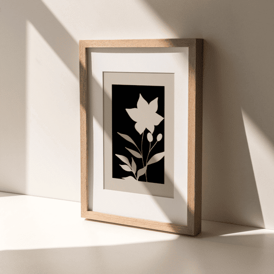 Flower Silhouette Poster No.1 - Image 2
