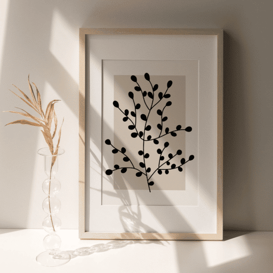 Flower Silhouette Poster No.2 - Image 4