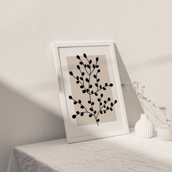 Flower Silhouette Poster No.2 - Image 2