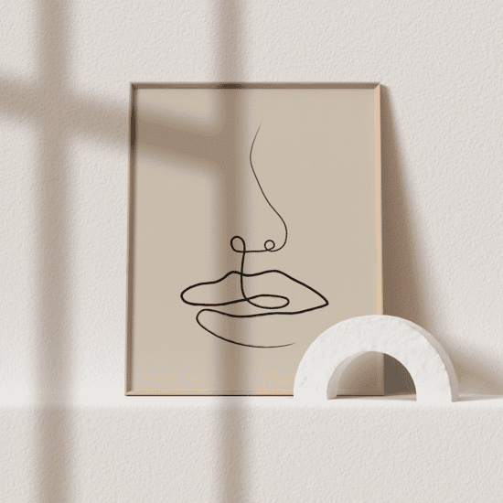Face One Line Poster - Image 4