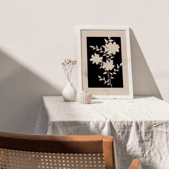 Flower Silhouette Poster No.3 - Image 2