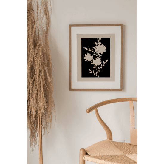 Flower Silhouette Poster No.3 - Image 4